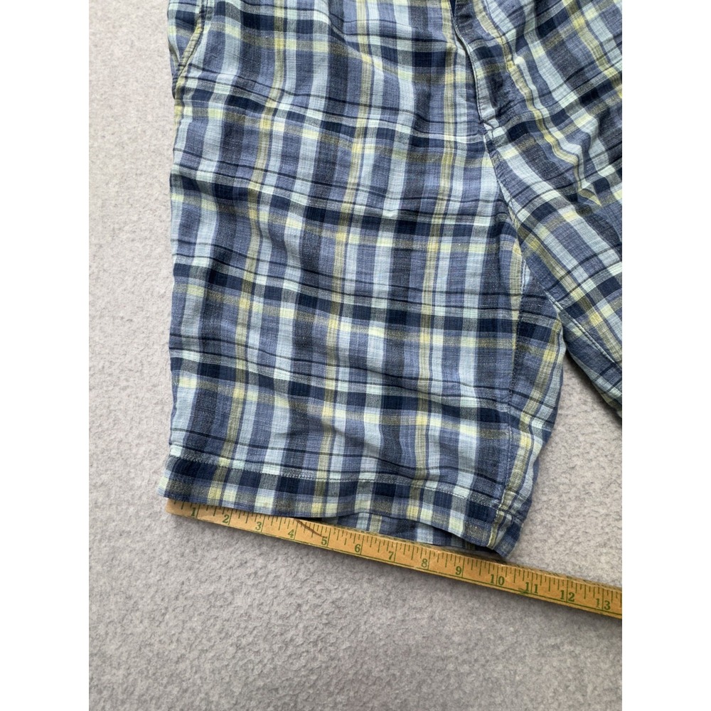 Tommy Bahama Shorts Mens 35 Plaid Linen Blend‎ Flat Front Casual Summer Golf - Picture 3 of 11